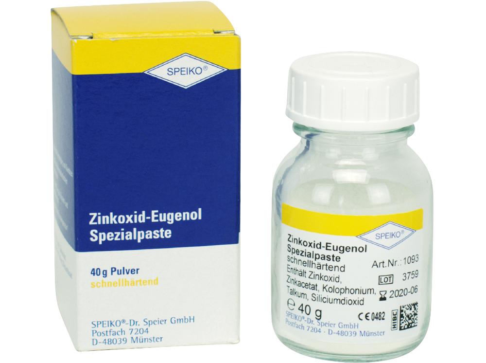 Oxyde de zinc/eugénol rapide