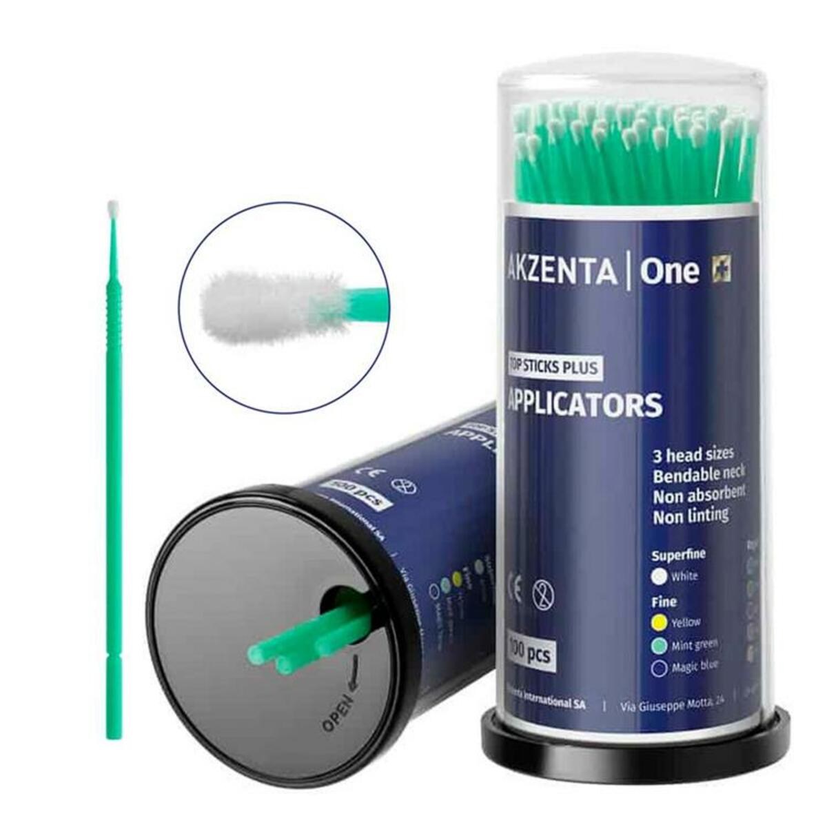 Akzenta Top Sticks Plus Micro Applicateurs Fin