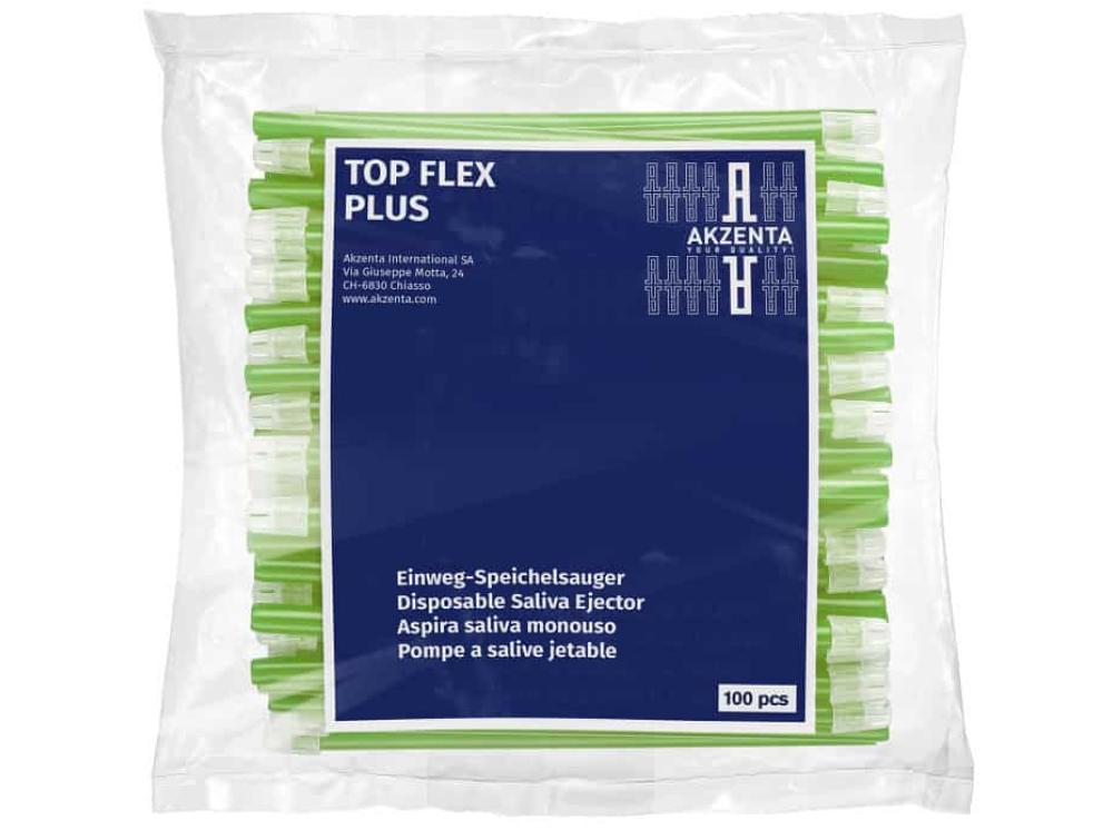 Tétines salivaires TOP FLEX PLUS vert 100pcs