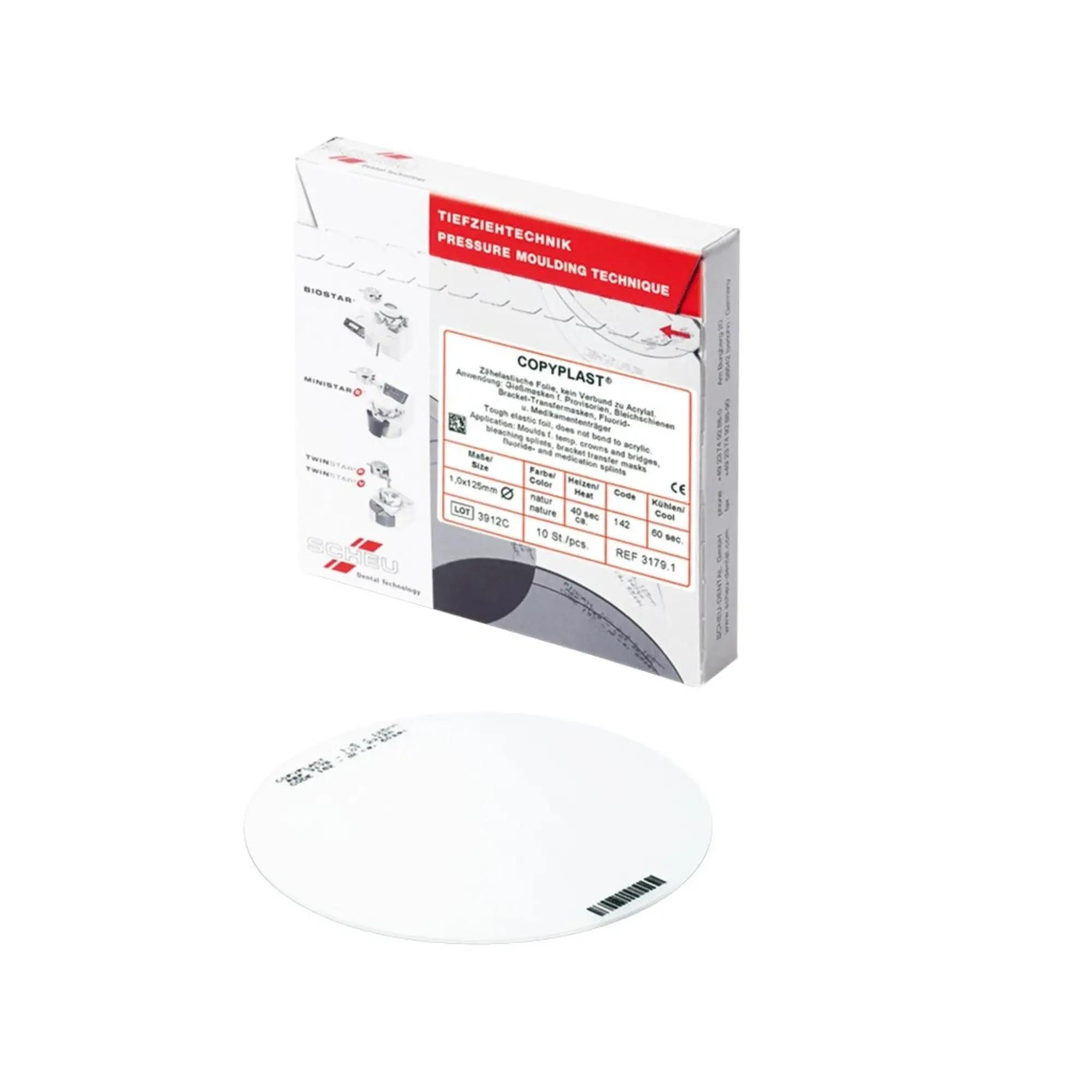 Copyplast thermovormplaten rond (10)