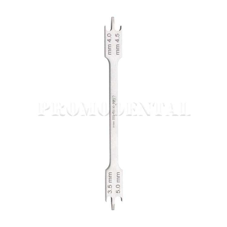 Jauge de positionnement pour brackets
