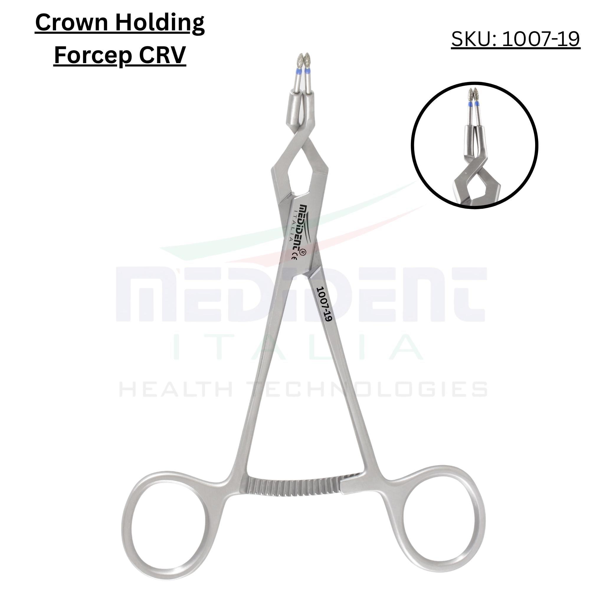 Pince Crown Holding Gripper courbe réf. 1007-19