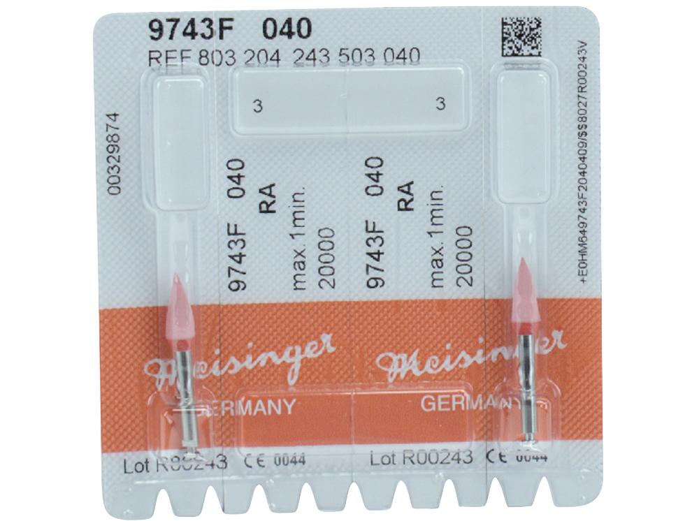 Polissoir diamant 9743 F 040 Wst 2pcs