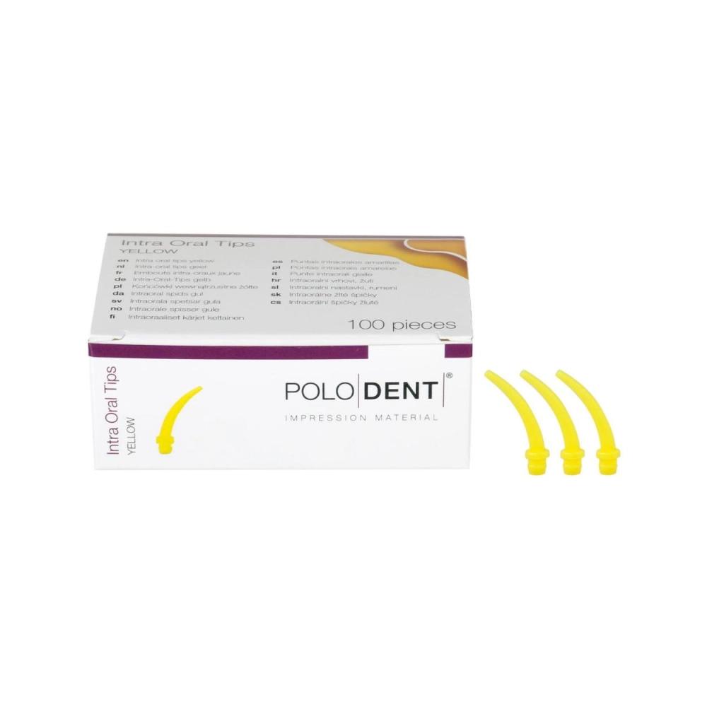 PoloDent emb. intra-oraux jaune 100 pcs