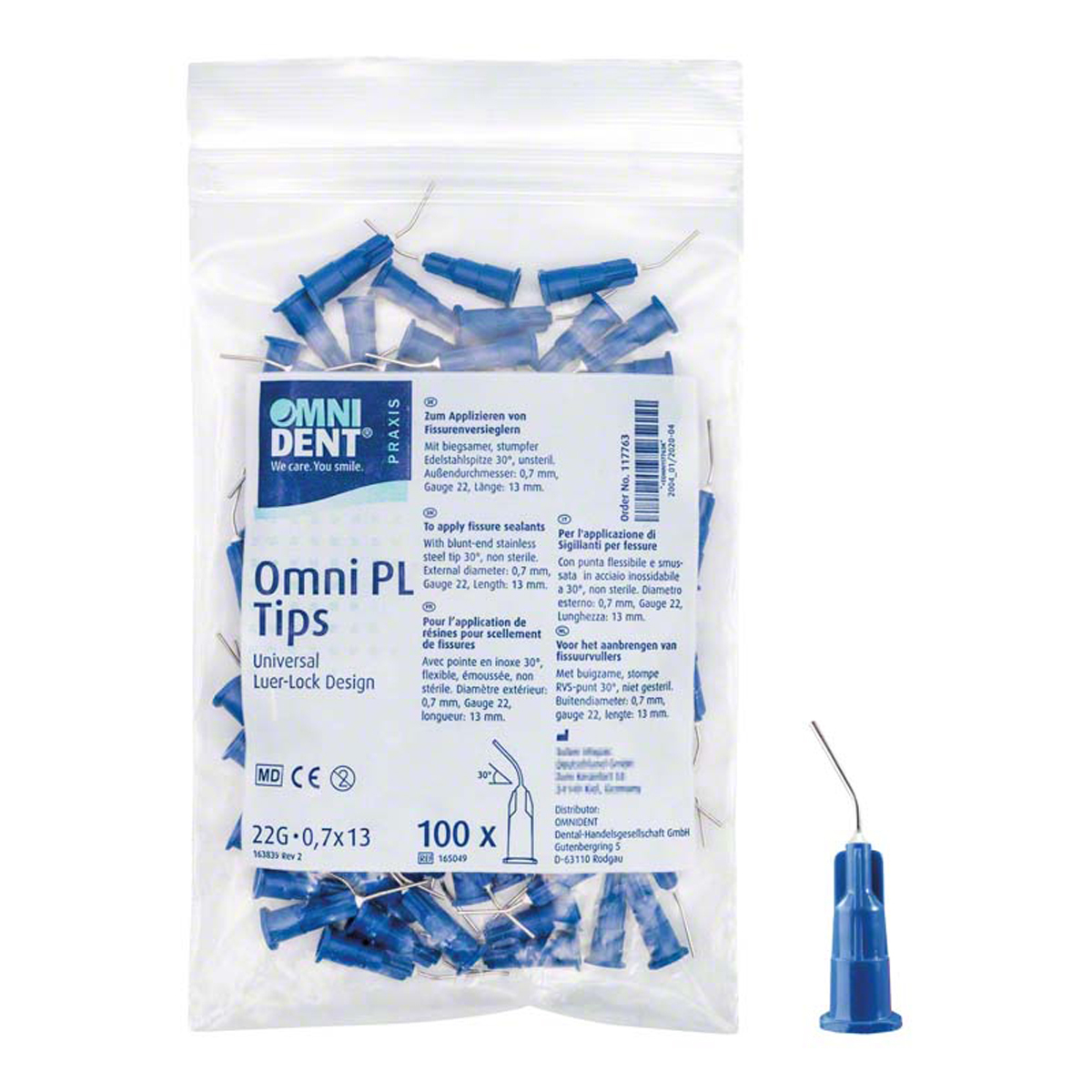 Omnident® Omni PL Embouts d'application - Ø0,7mm (G22)