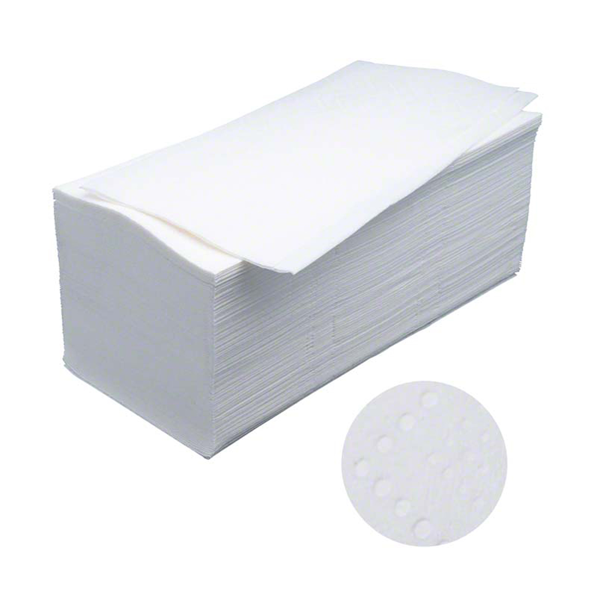 Omnident® Omni-Z Premium Interfold Essuie-mains 22x32cm blanc (2-épaisseurs)