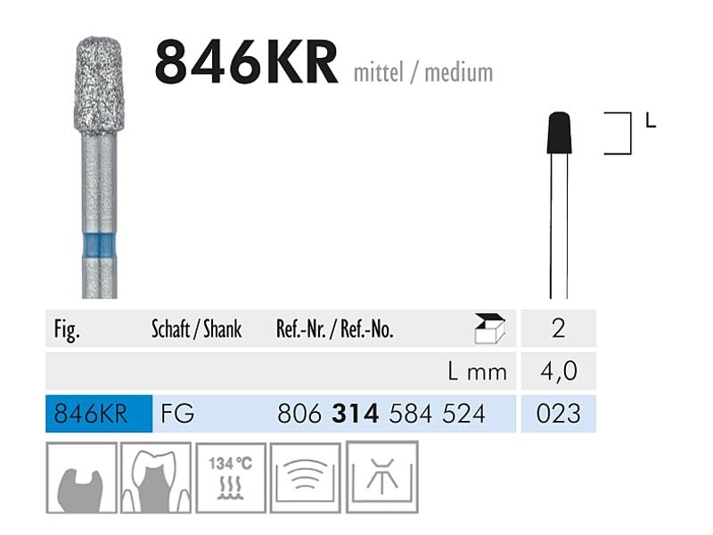 846 KR FG 023 instrument diamanté