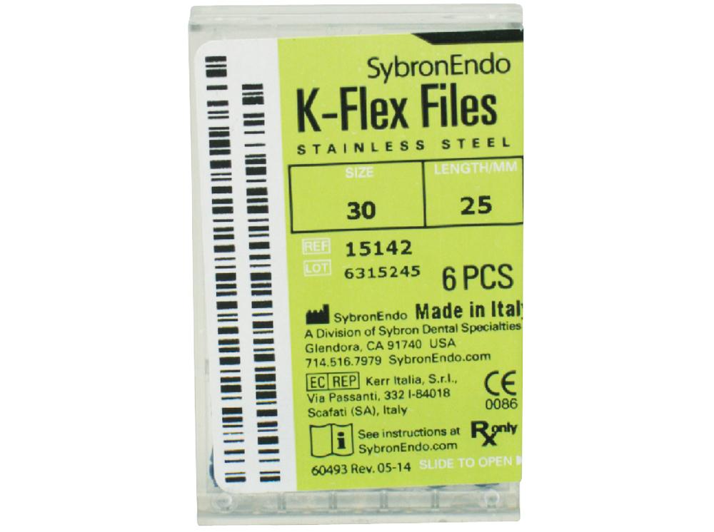 K Flex Files 25Mm Sz 30 Blue Pk/6