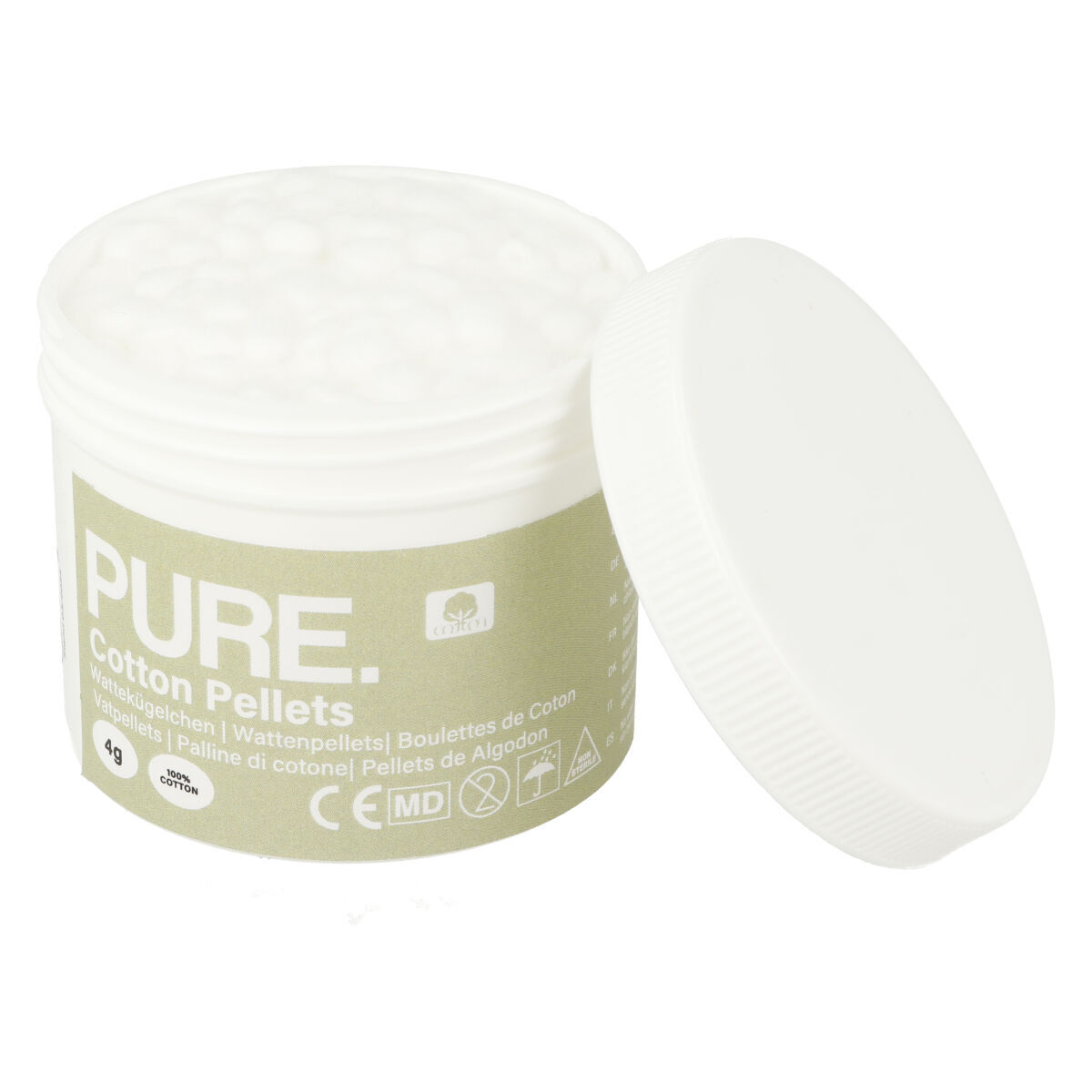 PURE Boulettes de coton - ø3mm