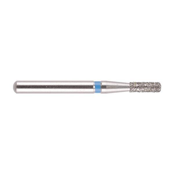 Fraises diamantées NeoDiamond FG - 156 cylindrique ronde - ISO 010, moyen (bleu), 10 pcs