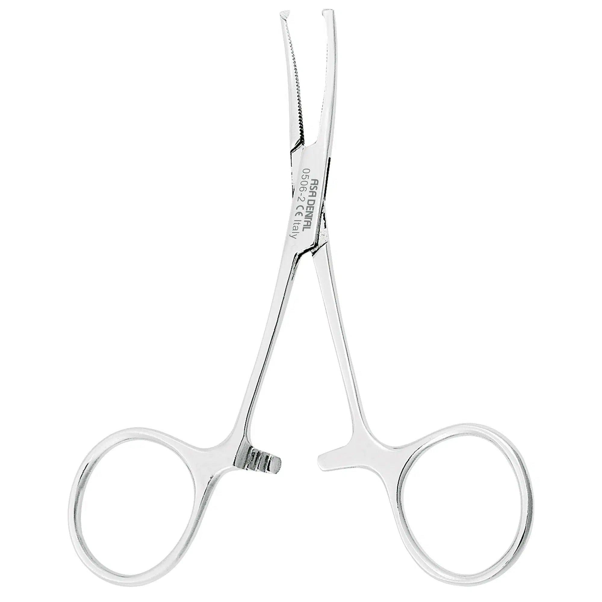 Asa Dental Hemostatische tang #2 Micro-Mosquito Gebogen (1x2) (10 cm)