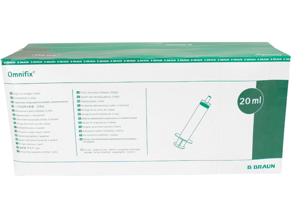 Seringues Luer Omnifix (100x20ml)