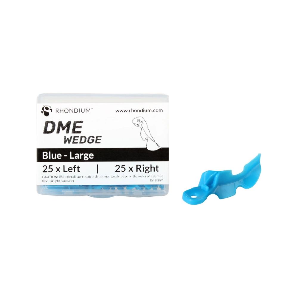 Rhondium DME Wedge large bleu 50 pcs
