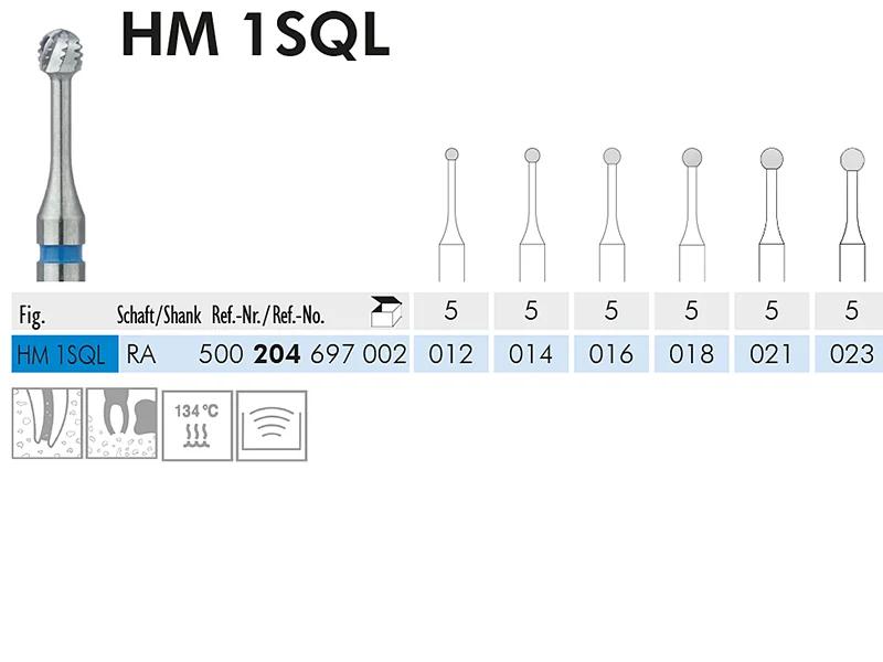 HM 1 SQL fraise en carbure de tungstène