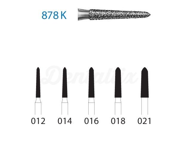 Fraise Diamant 8878K Pour turbine FG (5 pcs)