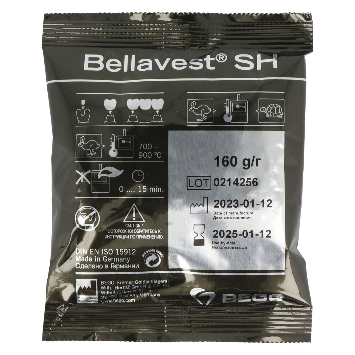 Bellavest® SH revêtement de précision (80x160g)