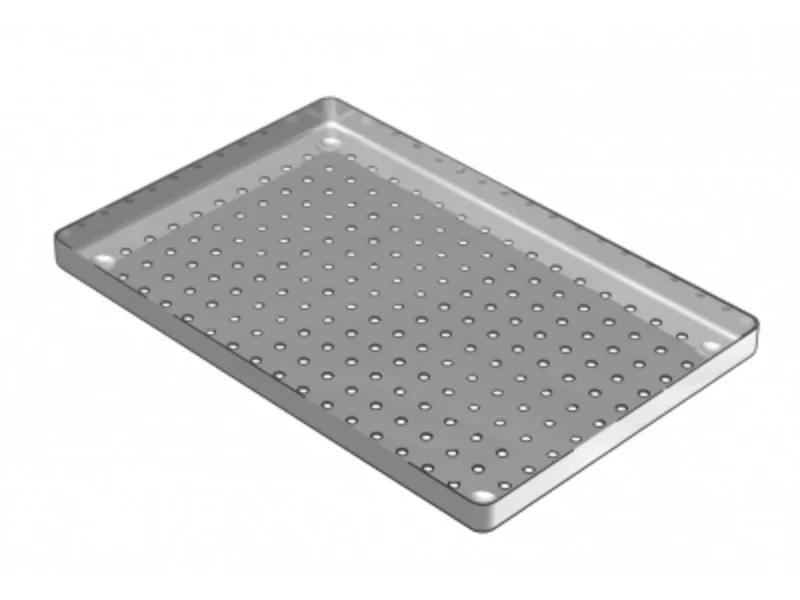 Pateau Inox Perfore 28X18