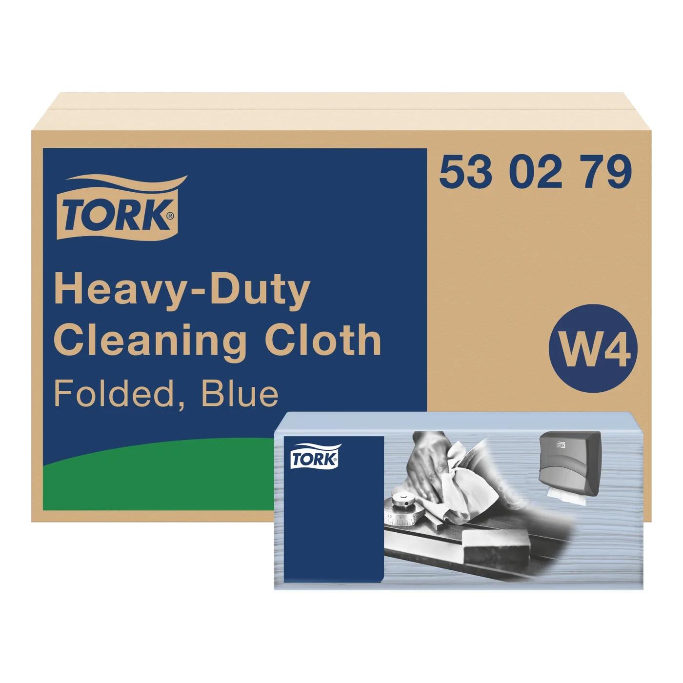 Heavy Duty Cloth Folded Blue 4X105Pcs