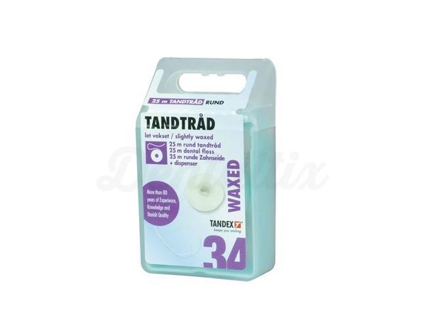Tandex : Fil Dentaire Ciré (25 m)