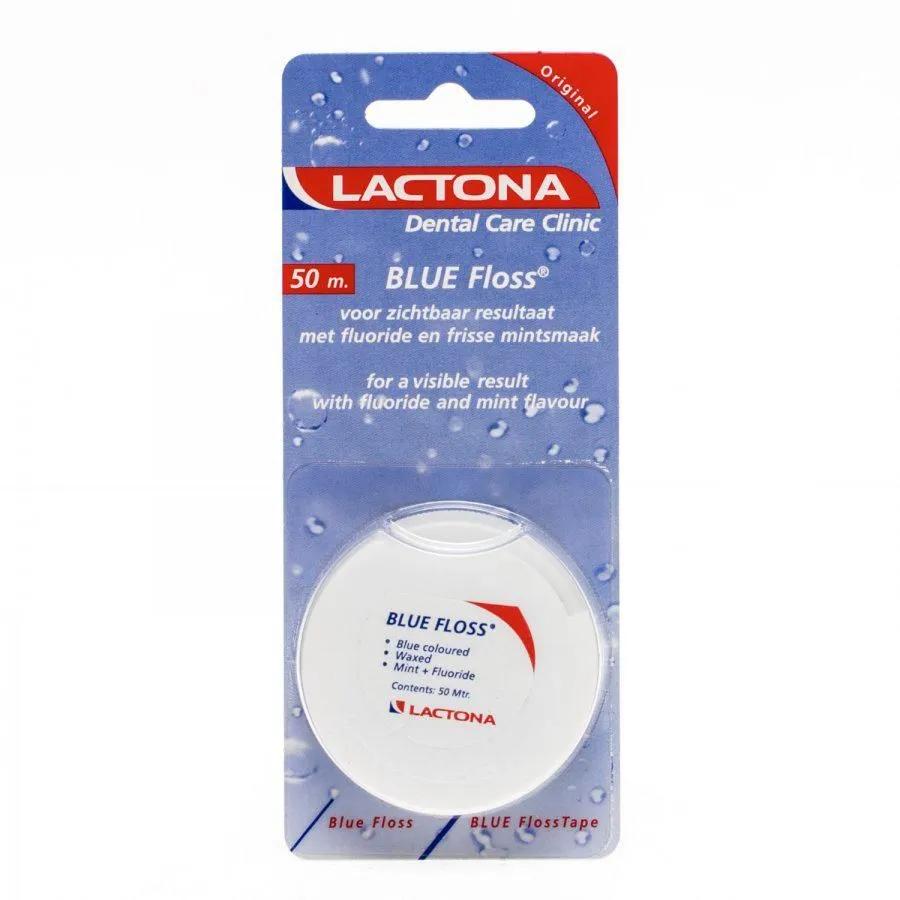 Blue Floss® waxed avec fluoride (bleu) - menthe