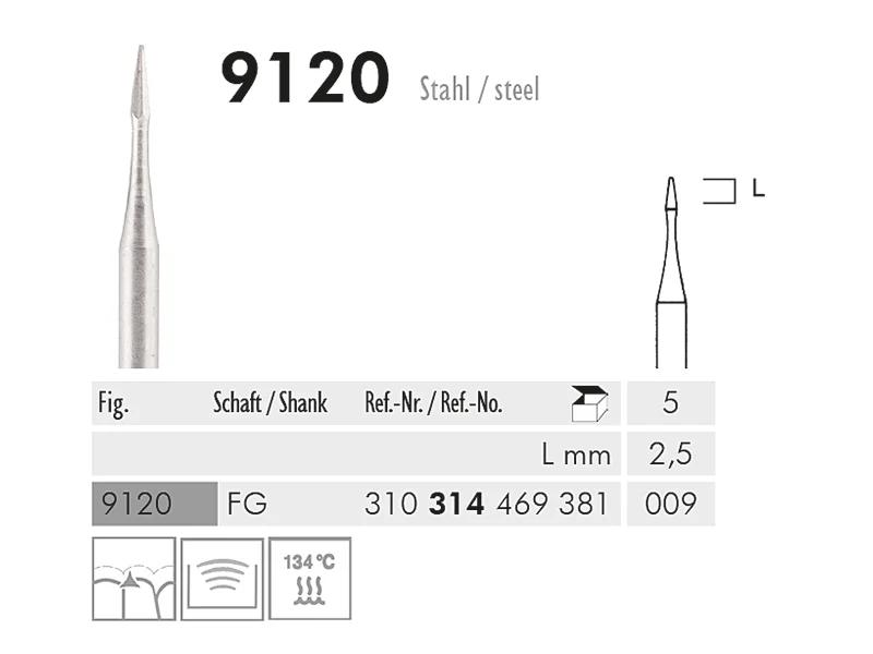 9120 FG 009 instrument en acier