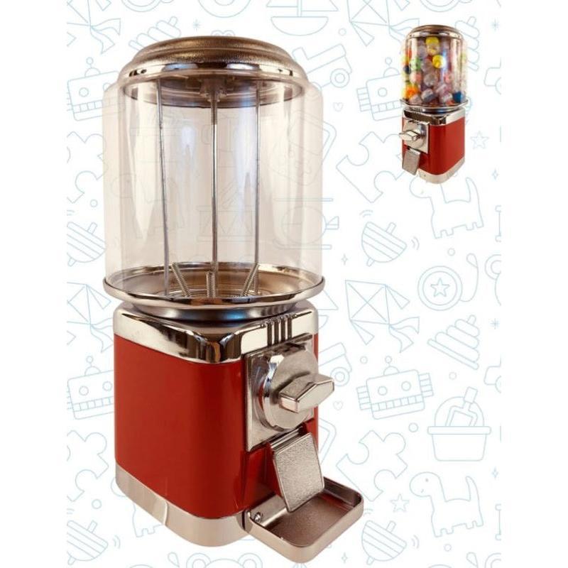 Denlo Machine à jouets vide avec 50 jetons