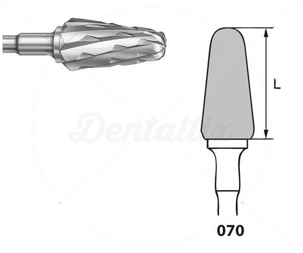 Fraise H79UK.104. Conique arrondie PM (5 pcs)