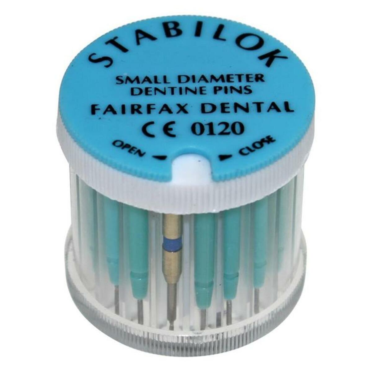 Stabilok Diameter Dentine Pins Small (blauw) - standard pack (20st)