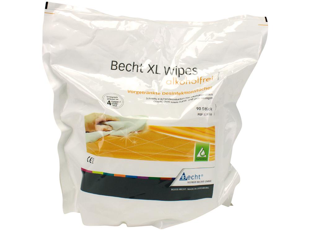 Becht XL Doekjes alcoholvrij sachet