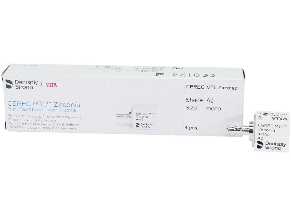 CEREC MTL Zirkonia A2 mono 4st