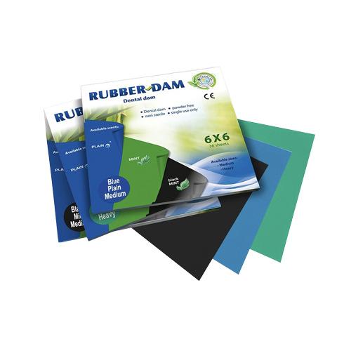 Cerkamed Rubber-Dam plain blue - 0,18mm (medium)