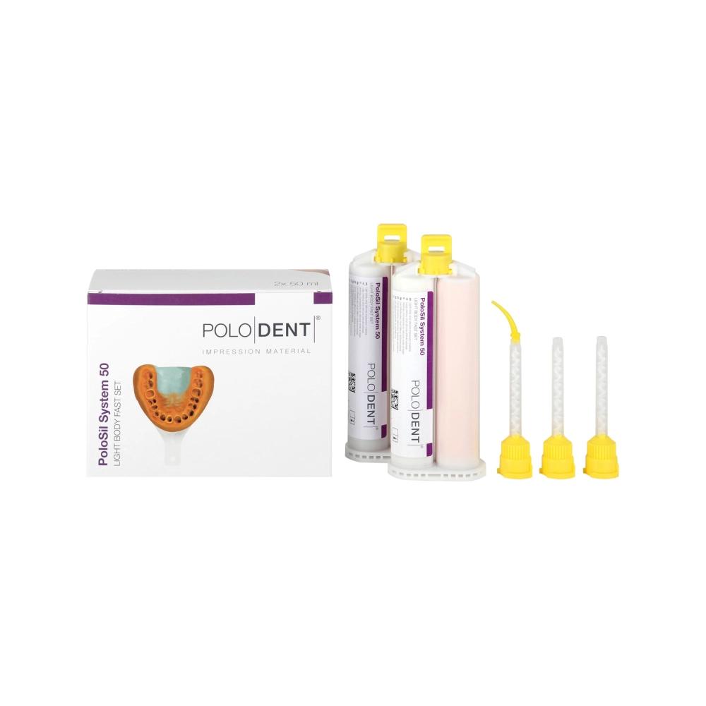 PoloDent PoloSil System 50 Light Body Fast Set 2x 50 ml