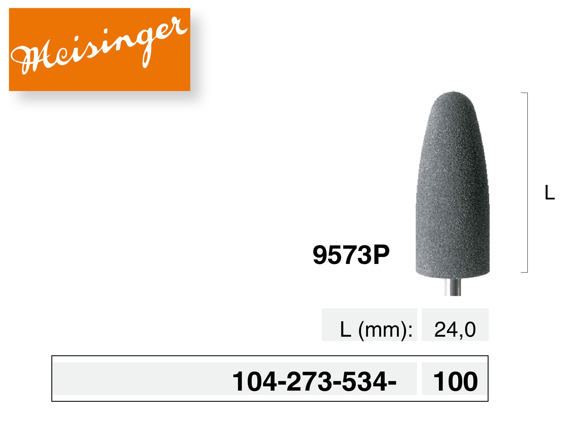 Laboratory polishers, dark, 24 mm  "9573P" (Meisinger)