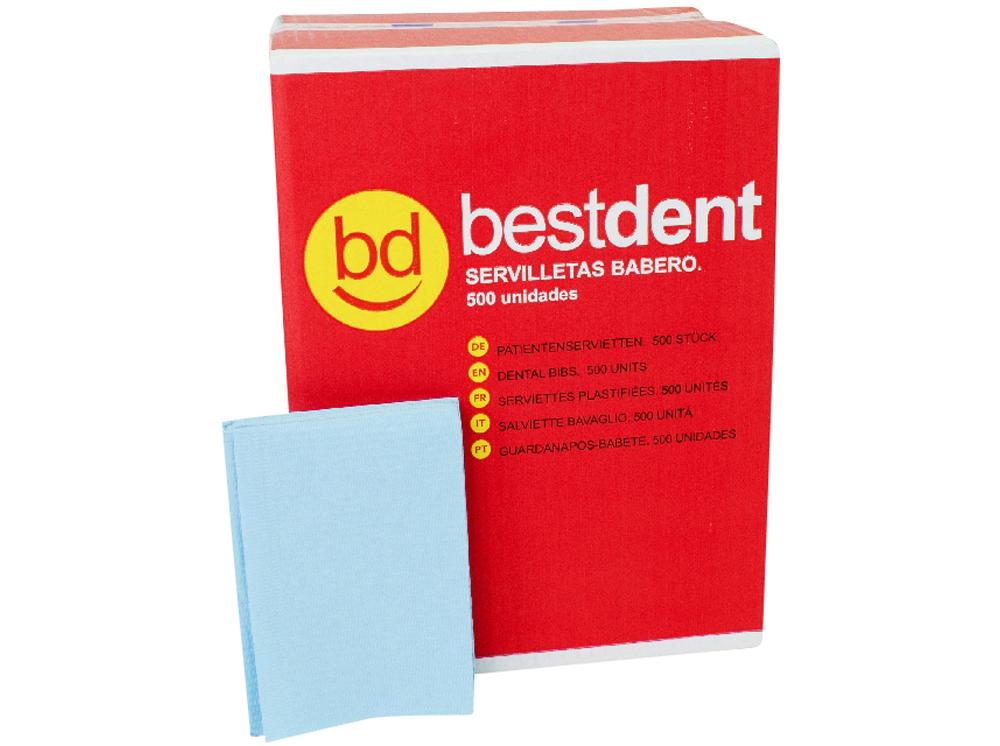 Serviettes de table 33x45 bleu 500p.