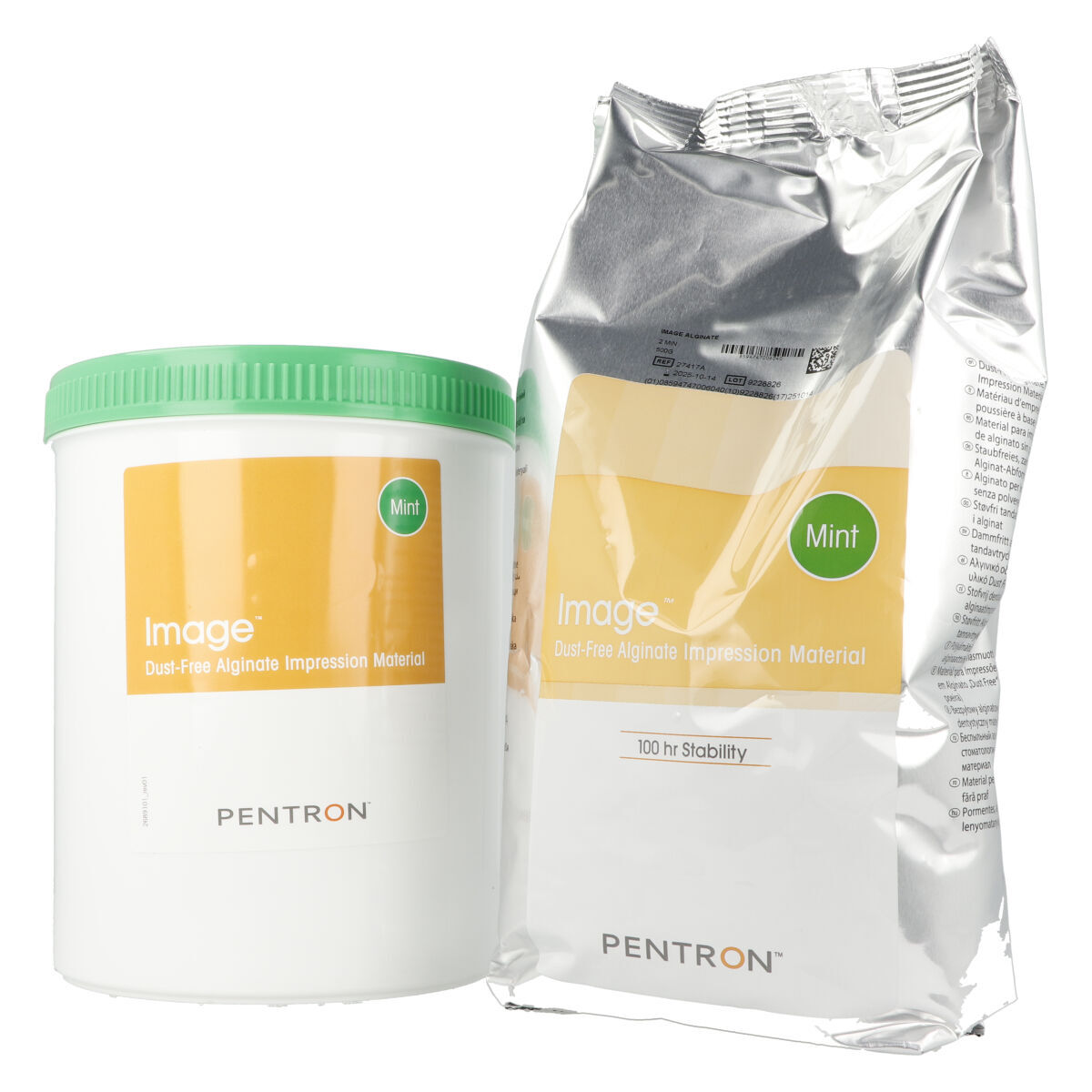 Image™ Dust-Free Alginate Matériau d'empreinte 2 min (menthe) - 1x500g