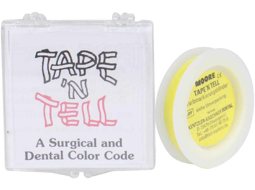 Tape'n tell Mark.Band rouleau jaune