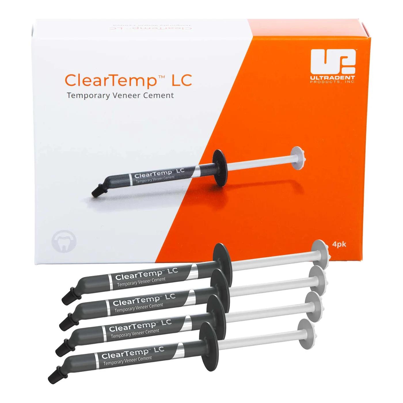 ClearTemp LC : Ciment provisoire photopolymérisable (seringue de 0,5 ml)