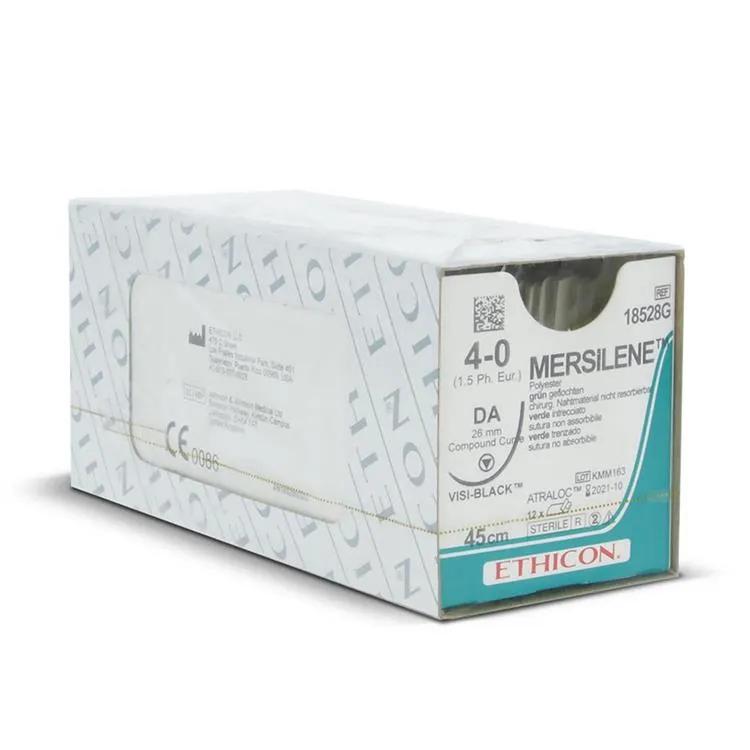 MERSILENE® polyester hechtdraad 4-0 snijdend 26mm - DA