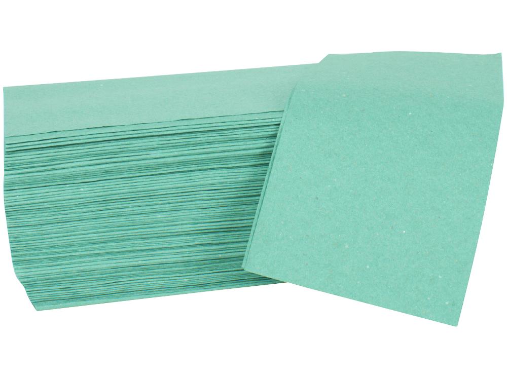 Wegwerphanddoek groen 25x23cm 5000st.