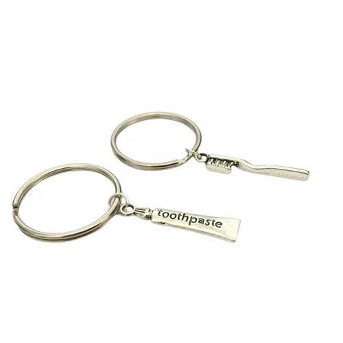 Porte-clés dentifrice et brosse à dents (2 pcs)