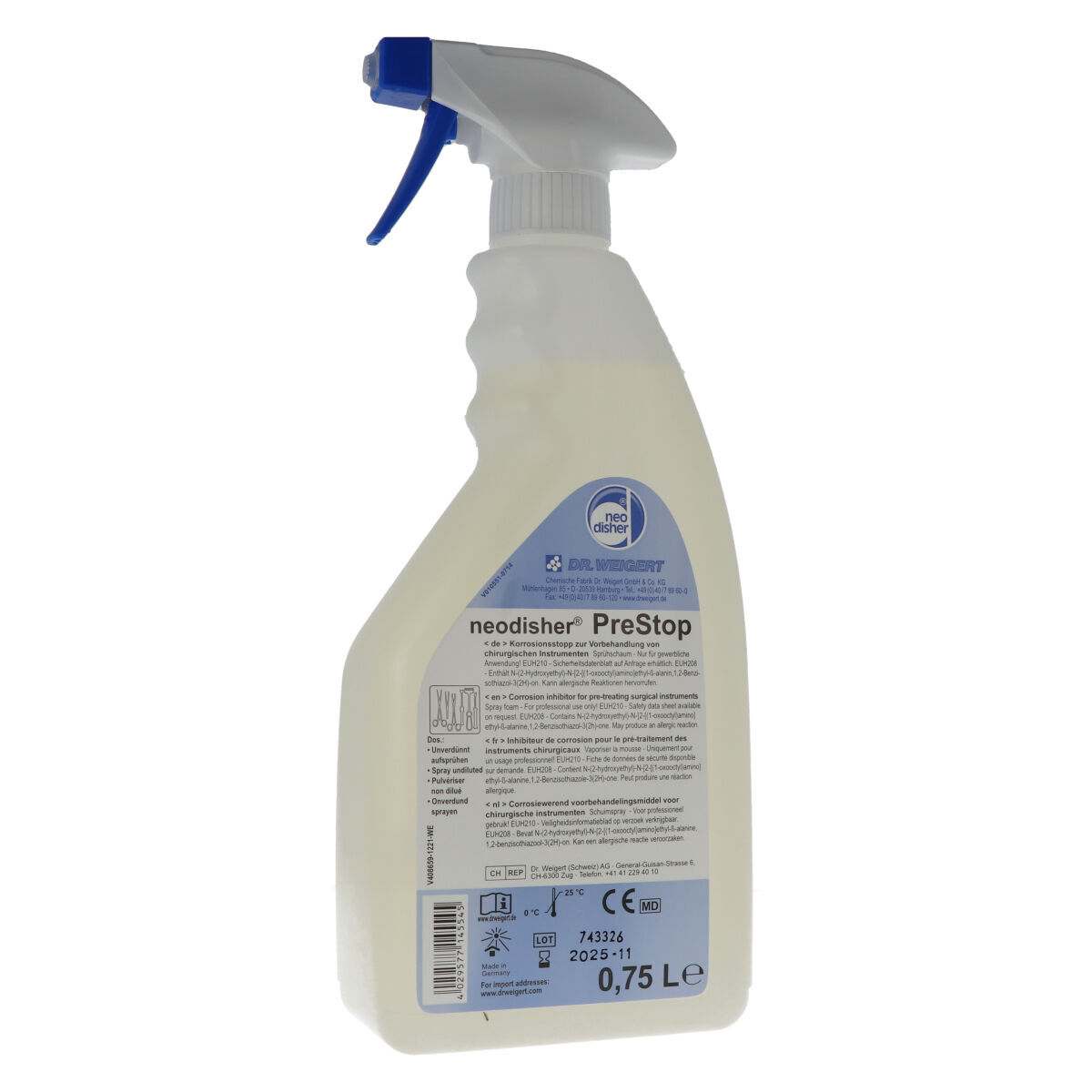 Neodisher® PreStop Nettoyant pour instruments
