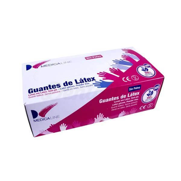 Gants en latex sans Poudre (100 unités)