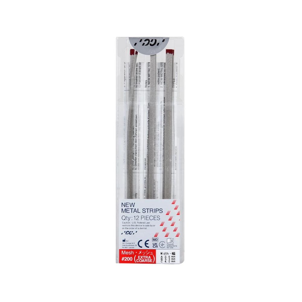 GC New métal strips x-gros/rouge N.200 assortiment 4x 3 pcs