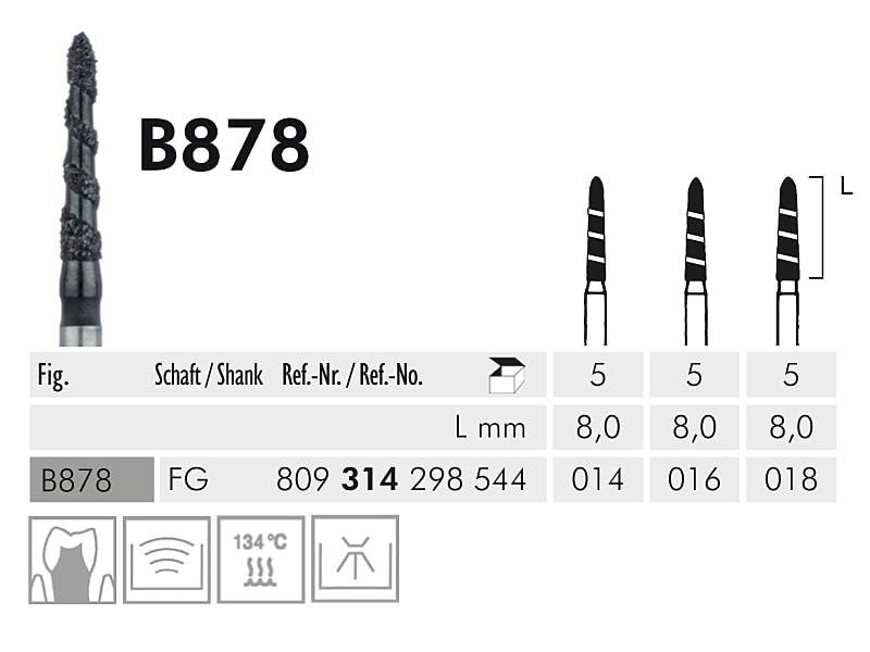 B 878 Black Cobra instrument diamanté