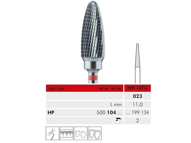 HM 23 FQ HP 023 fraise en carbure de tungstène