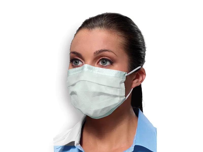 Procedural earloop mask light blue
