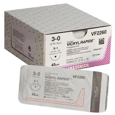 Vicryl Rapid 4-0 Dt-6 20Mm 45 Cm 36stk