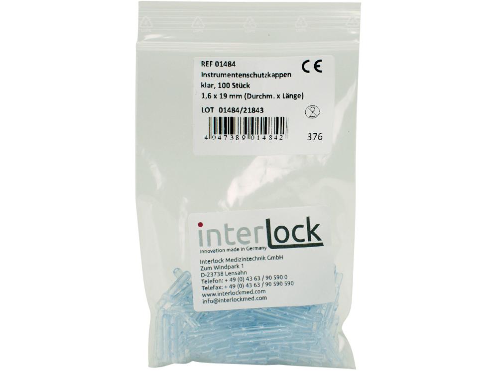 Couvercle de protection transparent 1,6x19,5mm 100