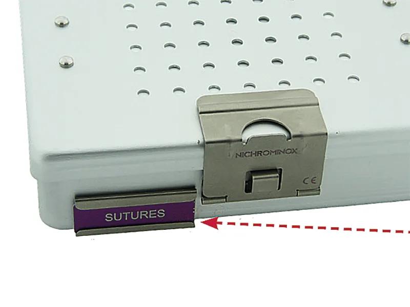 Etiquette aluminium Steri Box