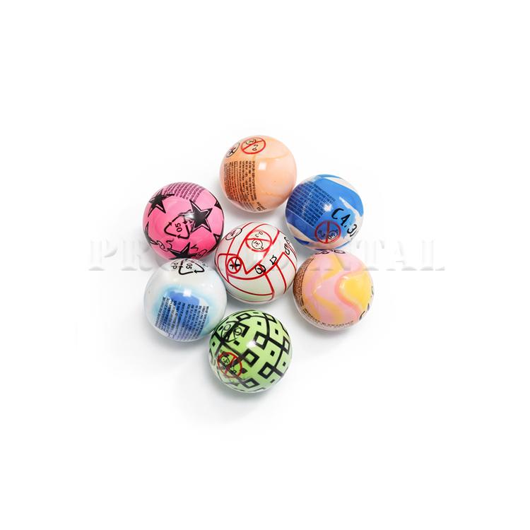 Jouets balles rebondissantes 25 mm (100 pcs)